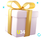 Receba seus bônus de boas-vindas no U34