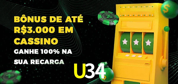 U34 melhor bônus de depósito