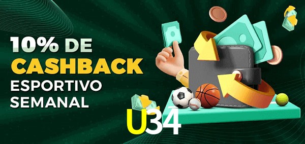 10% de bônus de cashback na U34